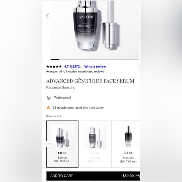 Lancôme Advanced Génifique Youth Activating Concentrate - Picture 3 of 8